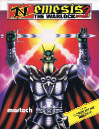 Nemesis: The Warlock Commodore 64 US box art